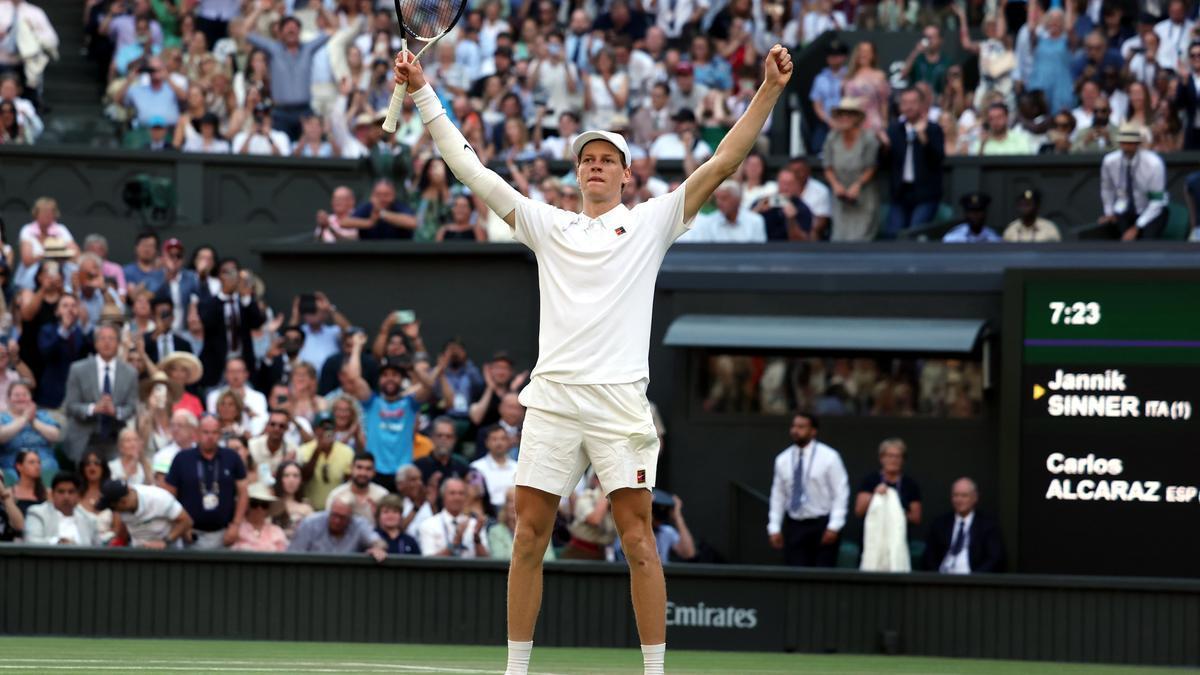 Jannick Sinner, campeón de Wimbledon