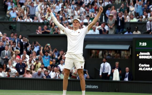 Jannick Sinner, campeón de Wimbledon