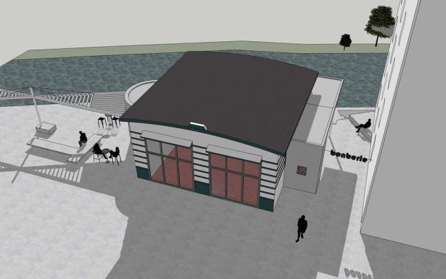 Así lucirá el edificio Bonberia, en Beasain, tras las obras.