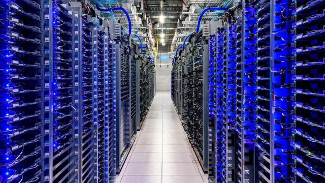 Imagen del interior de un centro de datos
