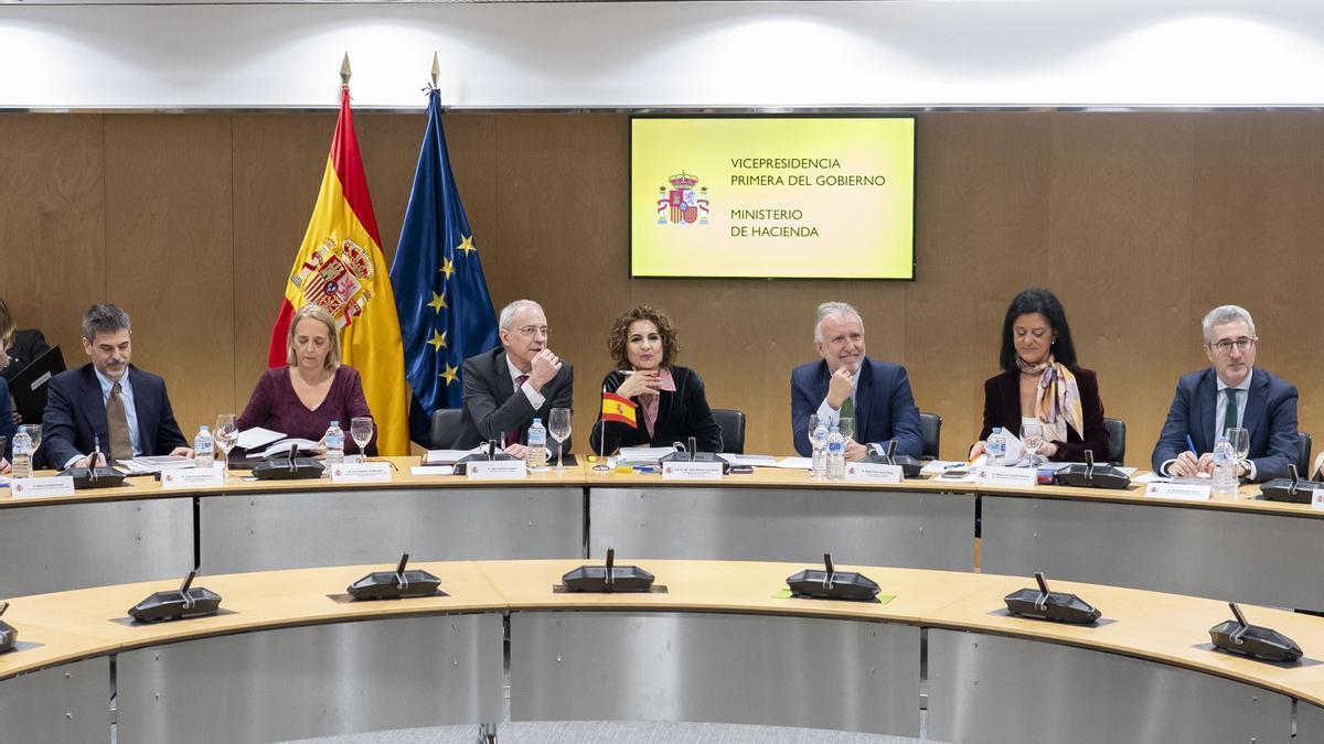 María Jesús Montero presidió el miércoles el Consejo de Política Fiscal y Financiera.