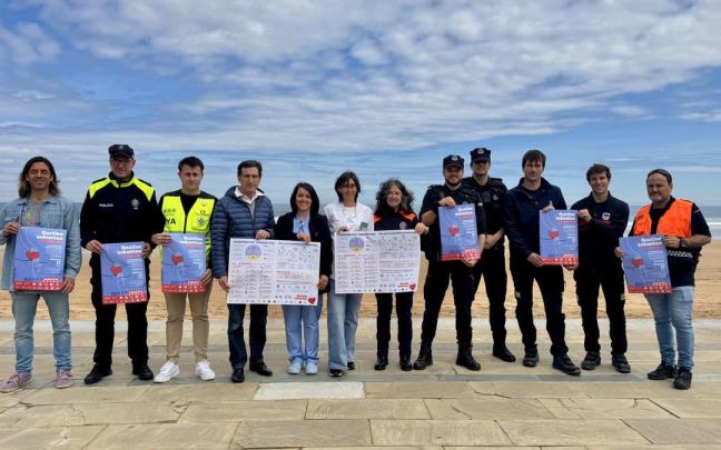 Presentación de la campaña 'Guztion Eskuetan'. / Zarauzko Udala Presentación de la campaña 'Guztion Eskuetan'.