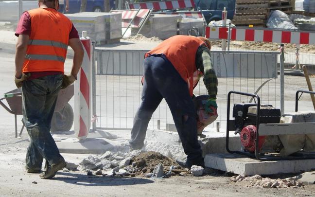 El sector de la construcción es uno en los que más aumenta el número de afiliados extranjeros.