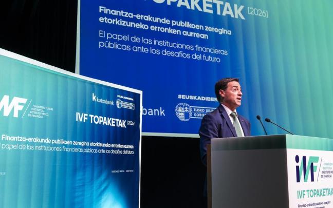 Pradales durante la clausura de IVF Topaketak 2026.