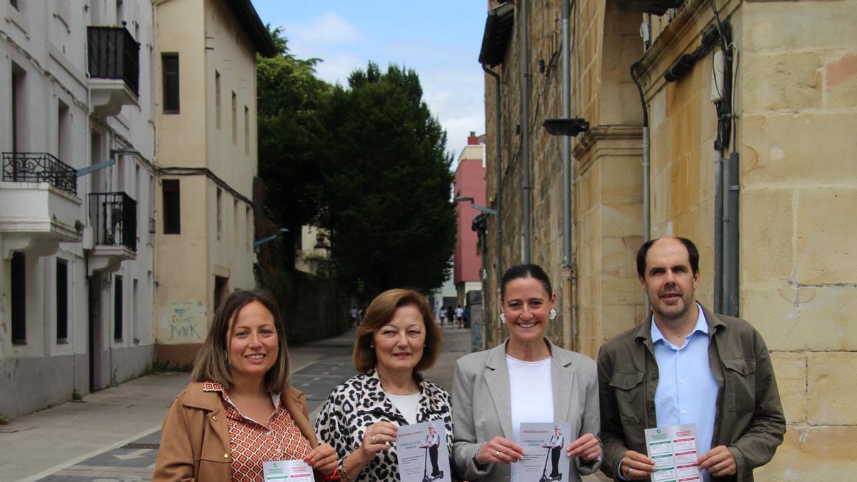 La campaña es fruto de la colaboración entre el Ayuntamiento de Durango y Stop Violencia Vial.