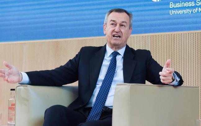 El CEO de Sabadell, César González-Bueno, este jueves. / EP El CEO de Sabadell, César González-Bueno, este jueves.