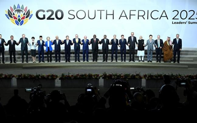 Líderes mundiales se dan cita en la cumbre del G20 celebrada en Johannesburgo, Sudáfrica