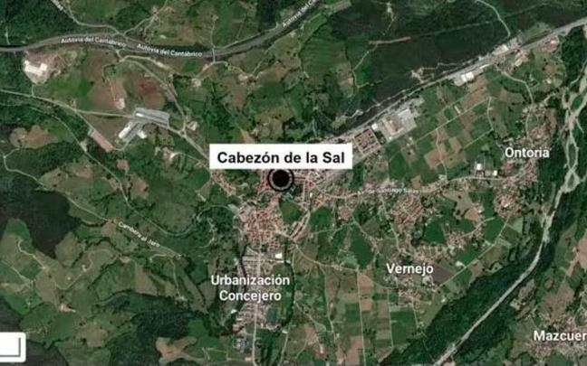 Mapa de Cabezón de la Sal.