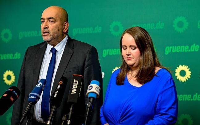 Omid Nouripour y Ricarda Lang.