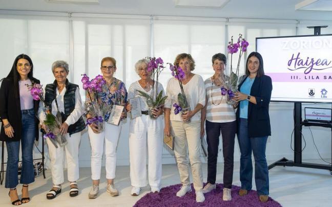 El colectivo de mujeres Haizea recibió el premio Lila Saria en 2024