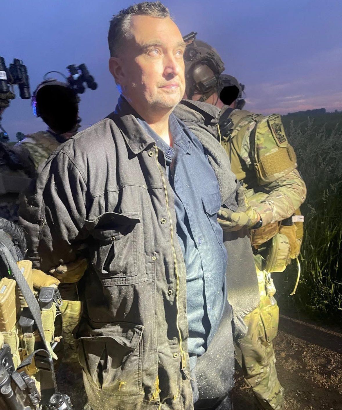 Vance Luther Boelter en el momento de su detención.