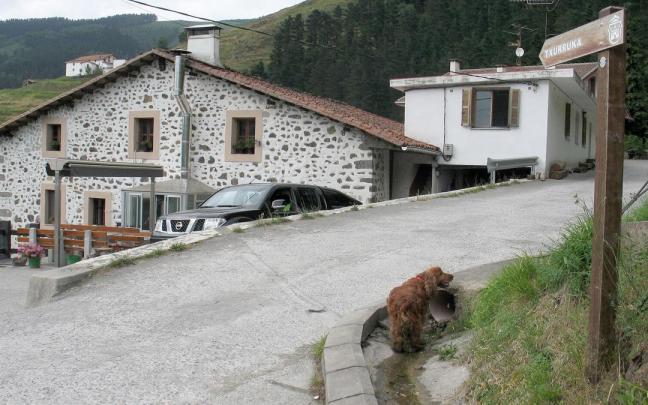 El restaurante Txurruka se sitúa en las laderas de las montañas que rodean a Soraluze.