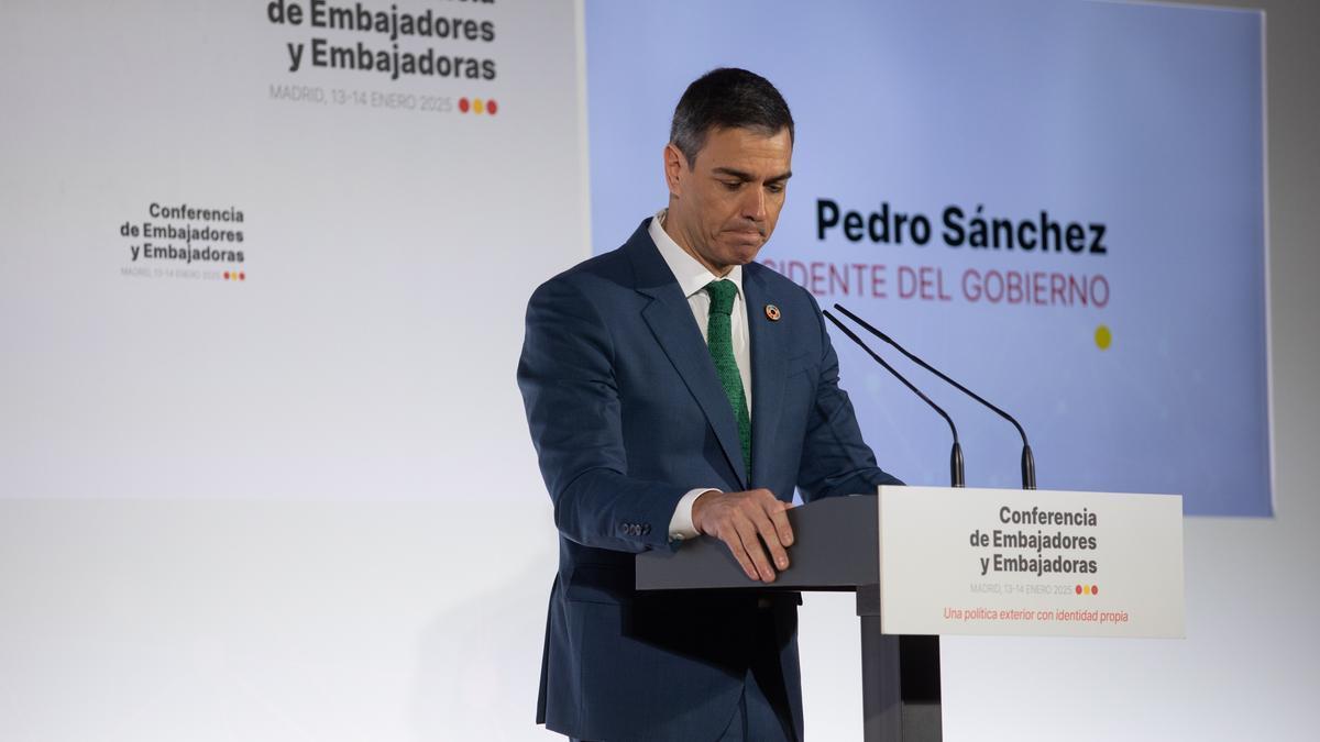 El presidente del Gobierno, Pedro Sánchez