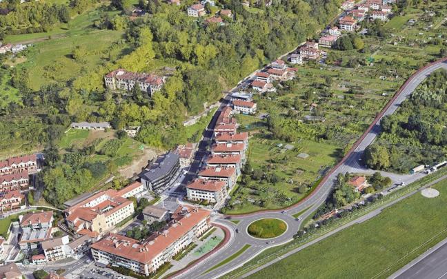 Tramo en el que construirá el bidegorri.