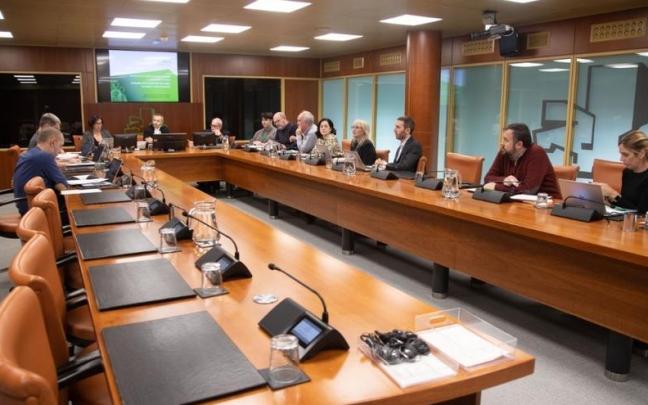 Presentación del informe de la Fundación Begirune en el Parlamento Vasco.