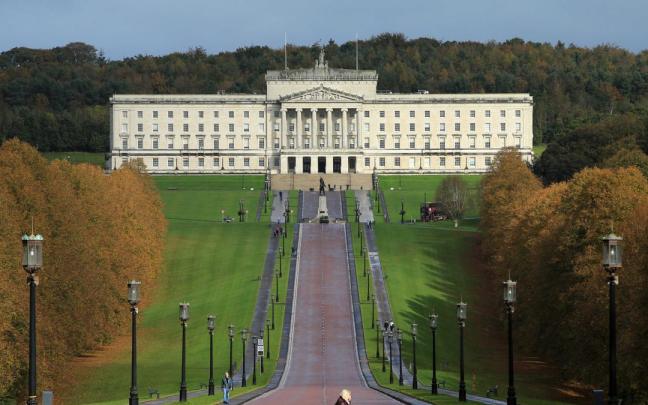 Vista general del Parlamento de Irlanda del Norte. Vista general del Parlamento de Irlanda del Norte.