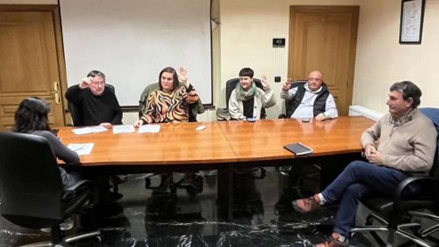 Imagen del pleno del Ayuntamiento de Mañaria