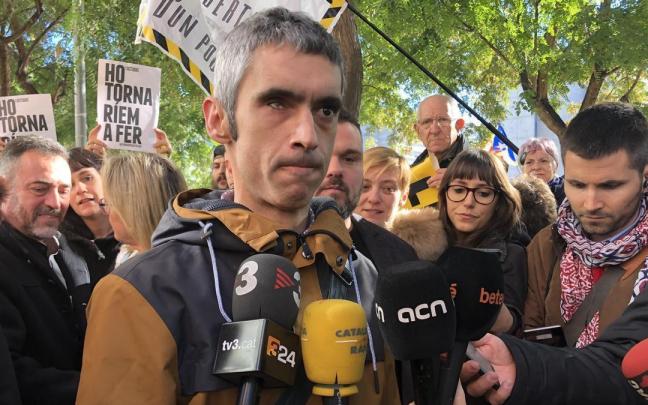 El activista Roger Español perdió el ojo tras el impacto de una pelota durante el 1-O.