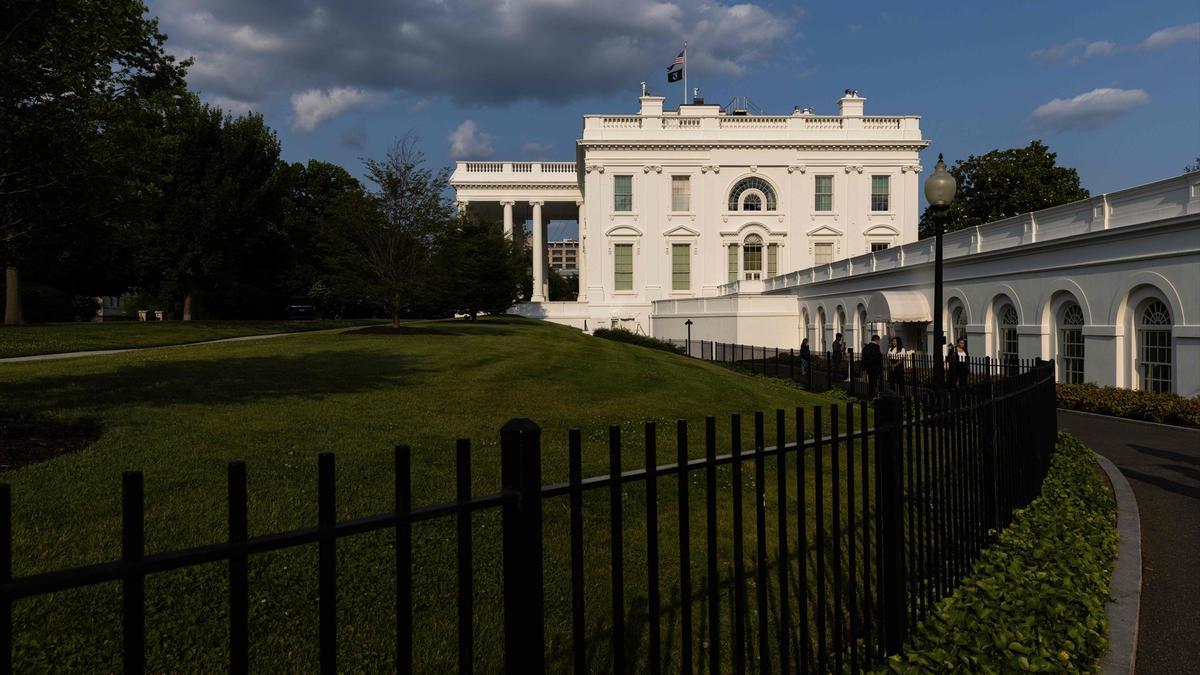 La Casa Blanca vista desde una de sus perfiles.