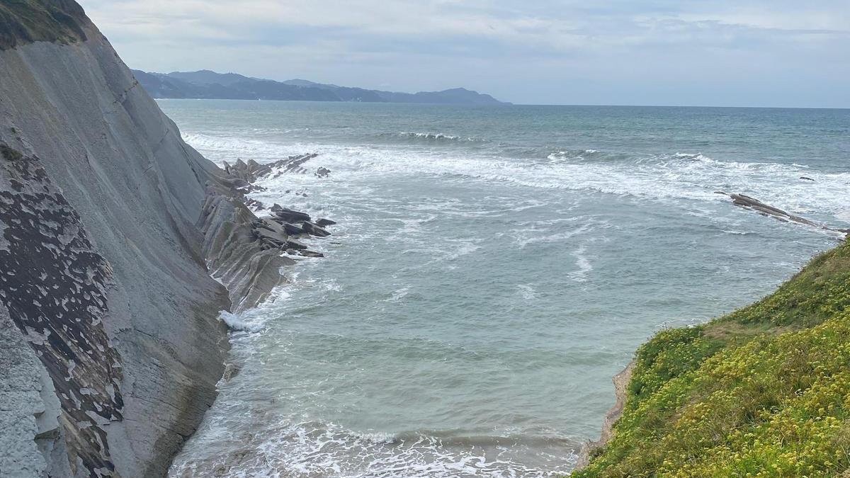 Playa de Algorri en Zumaia.