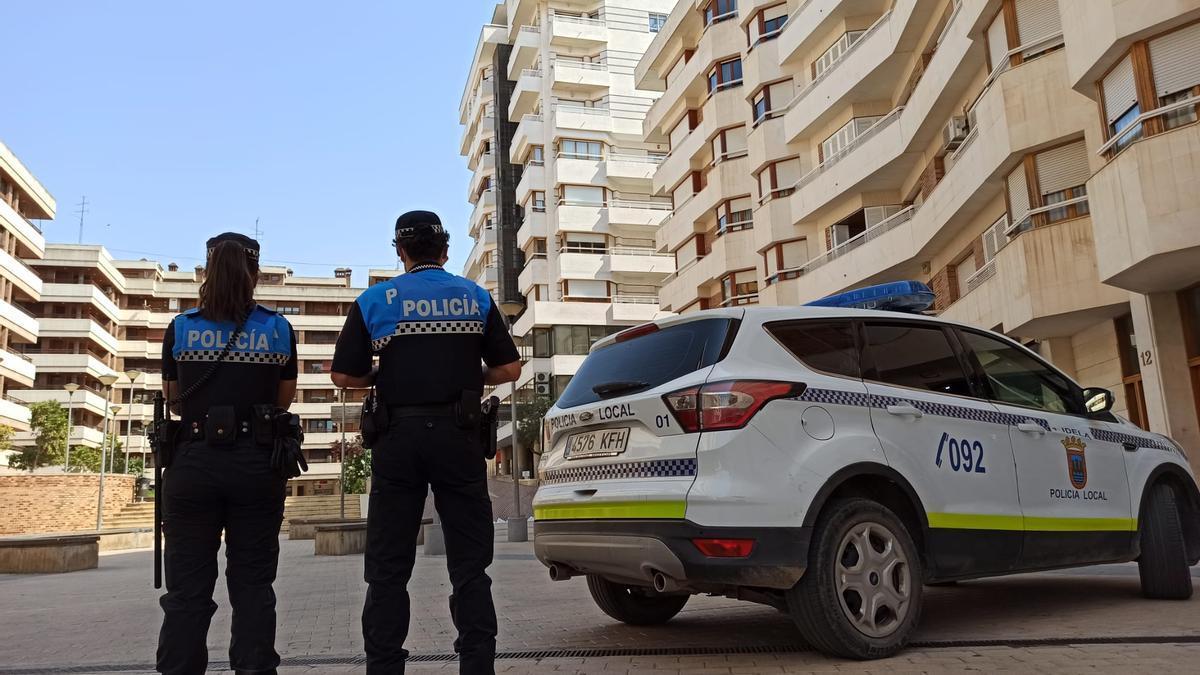 Agentes de Policía Local de Tudela, en una imagen de archivo. CEDIDA