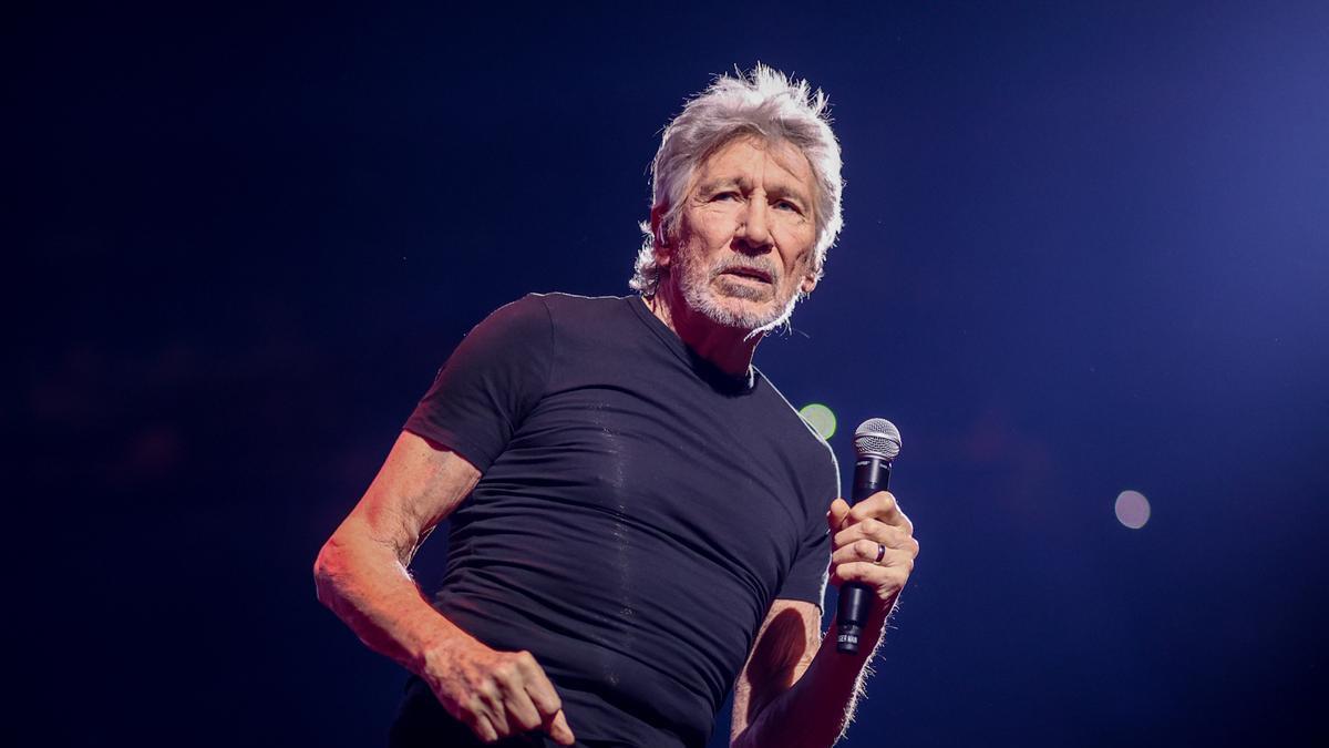 El cantante Roger Waters durante una actuación en Madrid.