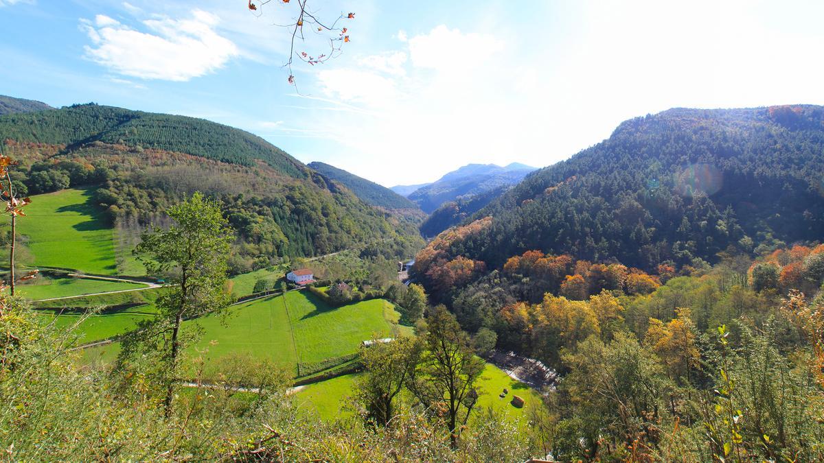 La línea de seguridad marca el recorrido.