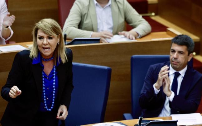 El president de la generalitat, Carlos Mazón, la vicepresidenta de la Generalitat, Susana Camarero, durante una sesión de control al president de la Generalitat valenciana. / EP El president de la generalitat, Carlos Mazón, la vicepresidenta de la Generalitat, Susana Camarero, durante una sesión de control al president de la Generalitat valenciana.
