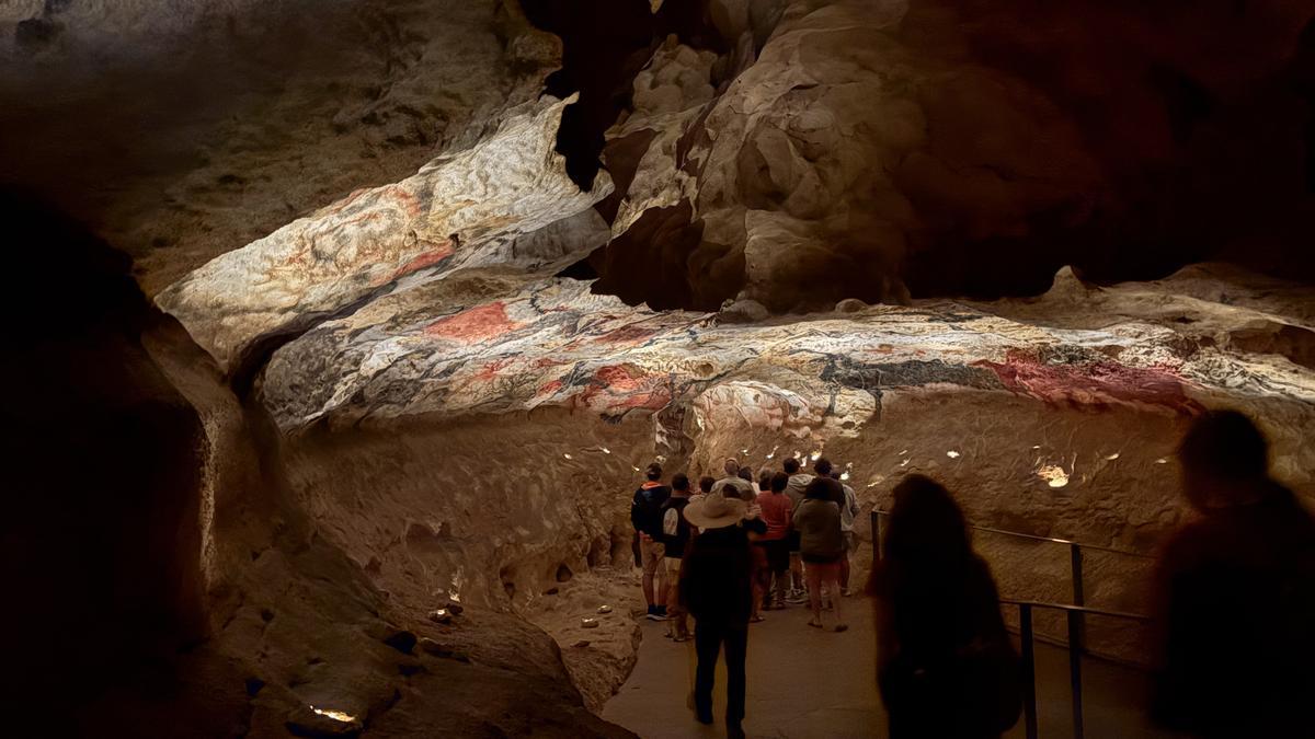 Arte rupestre en Lascaux IV.