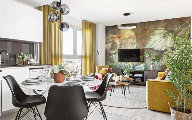 En imágenes: casas pequeñas, cómo decorar un piso de 42 metros