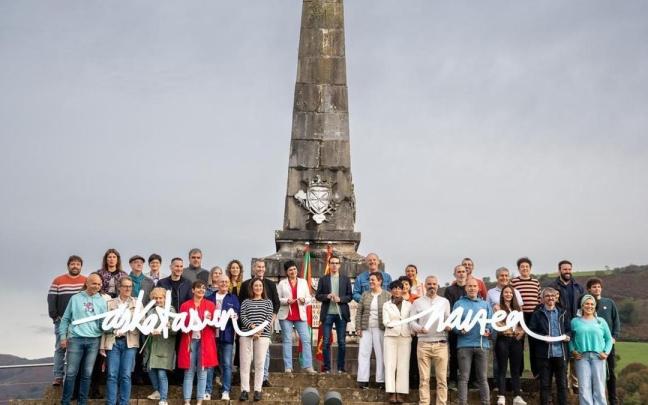 Acto de EH Bildu en Amaiur con motivo del aniversario del Estatuto de Gernika