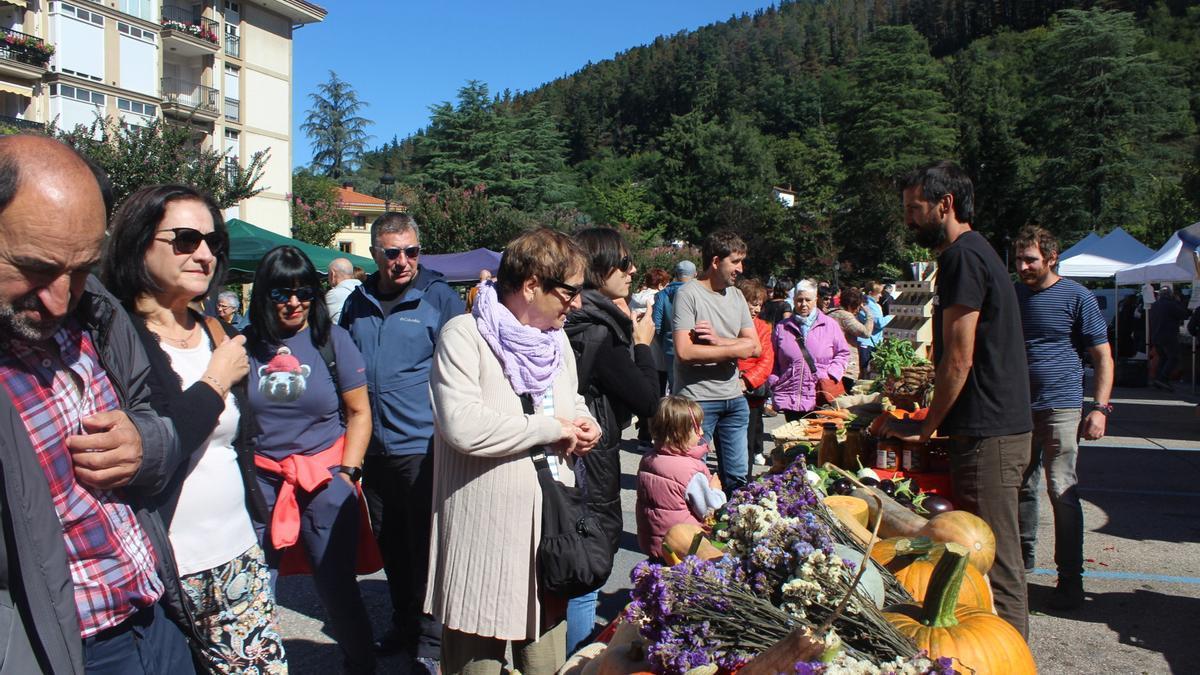 La pasada edición de la feria, también celebrada en el aparcamiento de Oxirondo, fue impulsada por un grupo de productores locales, que asumieron la organización tras la suspensión del evento por parte del Ayuntamiento debido al confli
