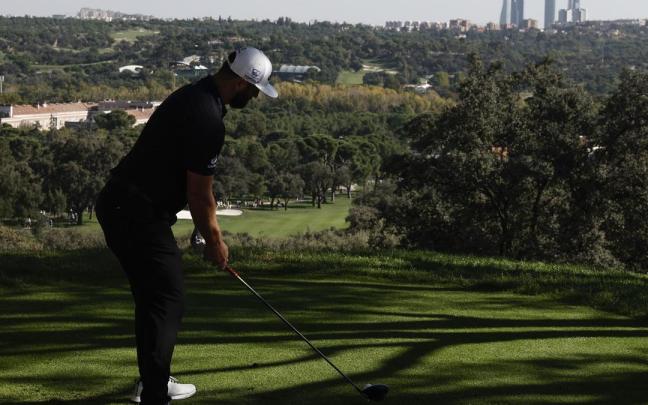 Jon Rahm, durante la primera jornada del Abierto en Madrid Jon Rahm, durante la primera jornada del Abierto en Madrid