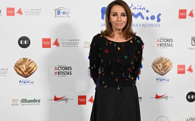 Ana Belén durante la gala de entrega de los Premios Unión de Actores y Actrices, a 10 de marzo de 2025, en Madrid