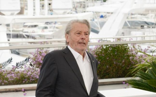 El actor francés Alain Delon, en el Festival de Cannes de 2021. El actor francés Alain Delon, en el Festival de Cannes de 2021.