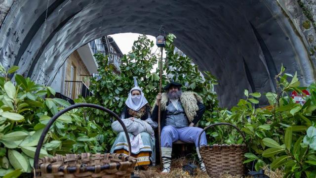 Olentzero y Mari Domingi en Errenteria
