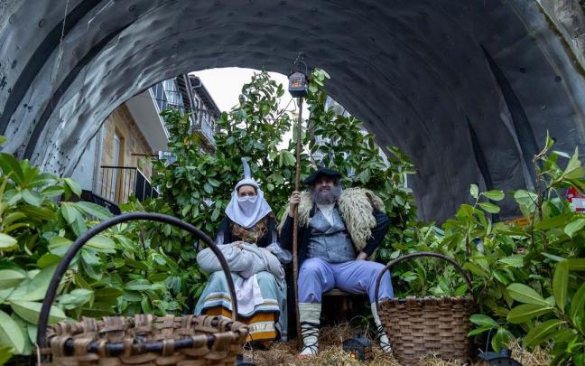 Olentzero y Mari Domingi en Errenteria