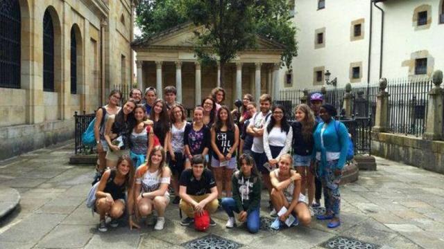 Grupo de jóvenes en una experiencia anterior del programa de intercambio