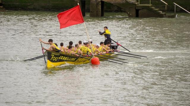 Portugalete durante una ciaboga / Facebook CR San Nicolás