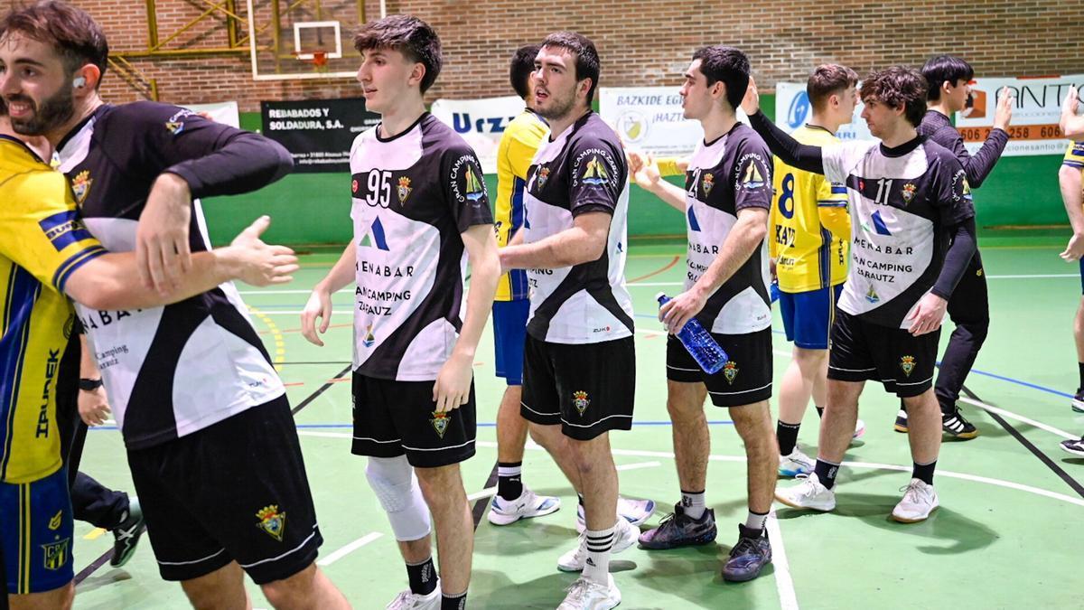 Final de la Euskal Kopa de balonmano que disputaron a principios de año el Bidasoa Irun contra el Amenabar Zarautz.