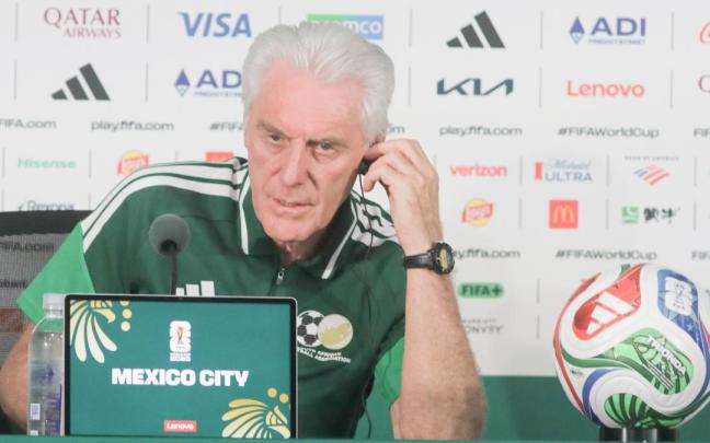 El belga Hugo Broos, seleccionador de Sudáfrica.