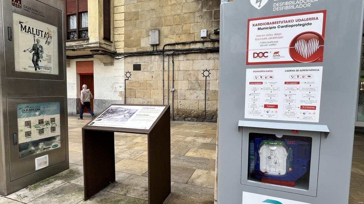 Mapa de desfibriladores