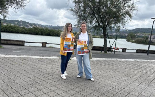 La delegada Sandra Caballero junto a Irati Redondo, responsable del área de Juventud.