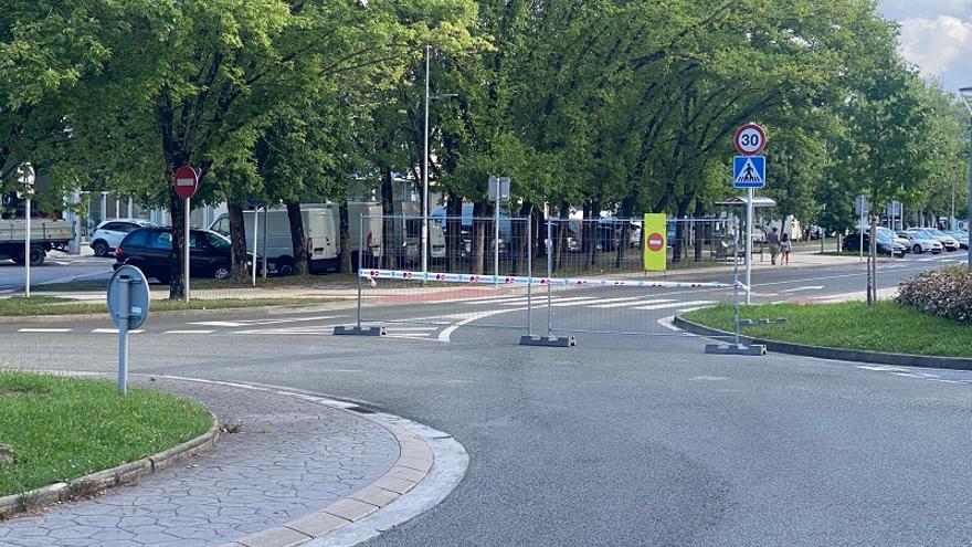 Donostia Ibilbidea, cerrada en la rotonda de la Kupela