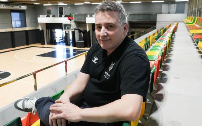 Rafa Pueyo, director deportivo del Surne Bilbao Basket. / JOSÉ MARI MARTÍNEZ