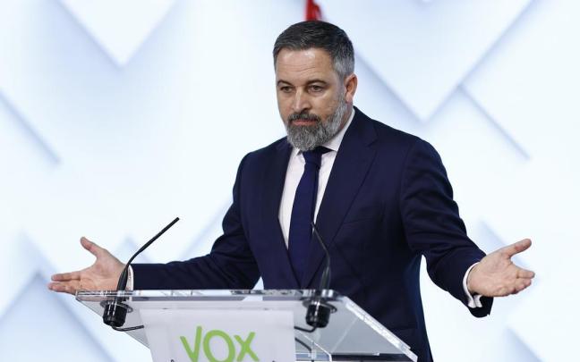El líder de Vox, Santiago Abascal / EFE El líder de Vox, Santiago Abascal