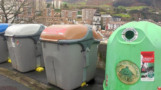 El uso de los contendores está generando controversia en las últimas semanas en Elgoibar.