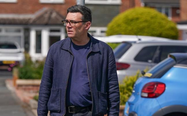 El alcalde laborista Andy Burnham.