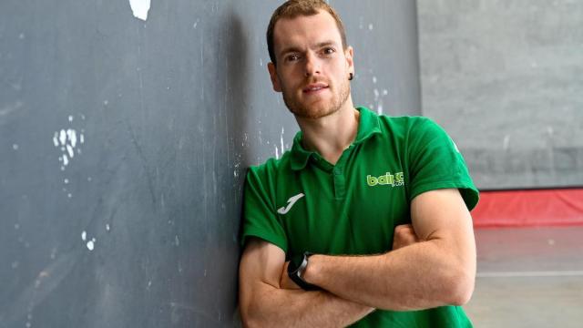 Unai Laso posa en Ataun.