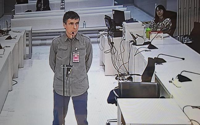El exmiembro de ETA Ibon Fernández Iradi, alias 'Susper', durante un juicio en la Audiencia Nacional.